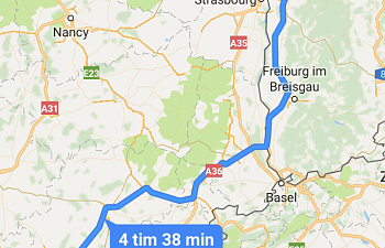 Mannheim-Pierra de Bresse, Frankrike etapp 3