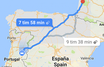 Bordaux syd - Guarda syd, Portugal etapp 5