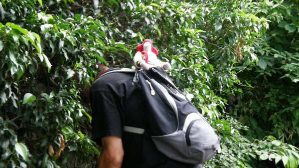 Kalle och Åke på Cachejakt..JPG