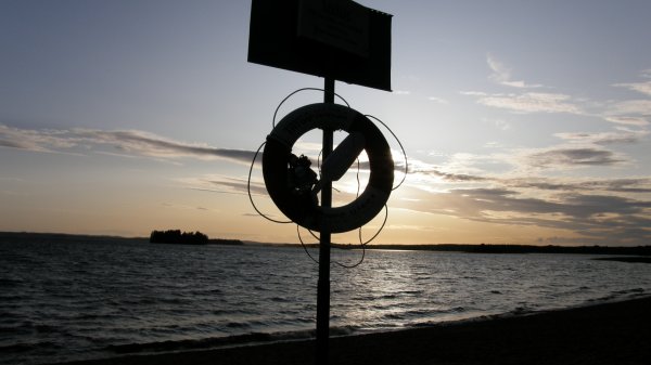 Kvällsbild på Kalle vid Storsjön i Sandviken.JPG