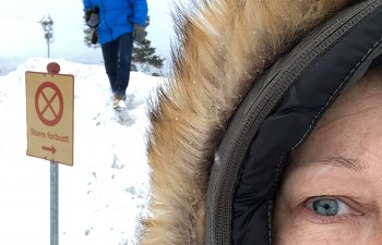 En helg med snö, löptävling, besök på hög höjd och rekreation i Oslo.
