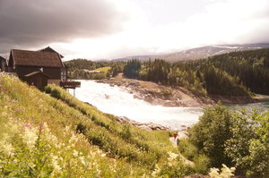 E6 mot Mosjöen, Laxforsen. mot svenska gränsen 014.JPG