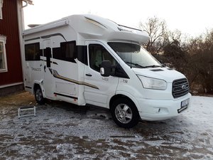 Första turen i snöslask - inga problem! :-)