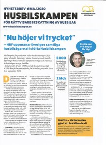 Husbilskampen, för rättvisare beskattning av husbilar