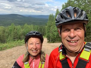 Downhill i Gesunda Alpin & Bike Park