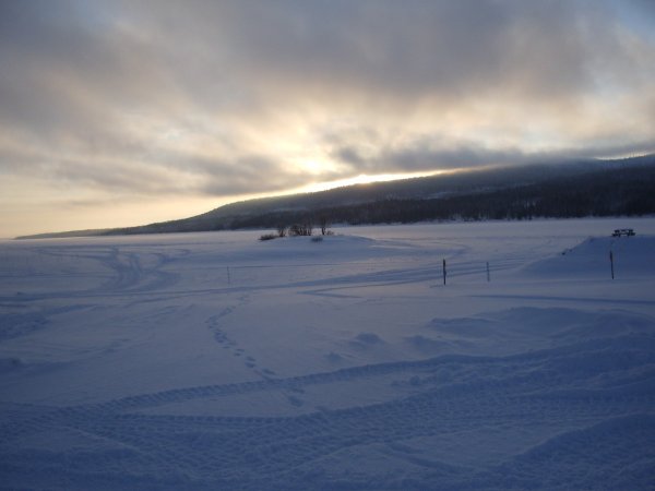 Solnedgång över Lofssjön.JPG