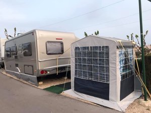 Husvagnar Hymer Gold och Polar 560