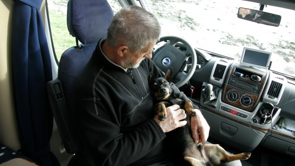 Trött efter caching.JPG