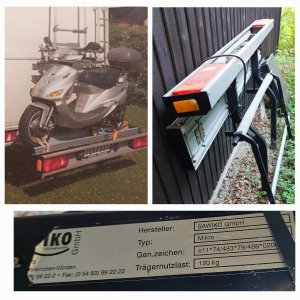 Ställning för MC/Scooter