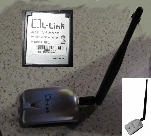 Adaptadores red - L-Link LL-1001 adap High Power 2W 7dBi 8187L USB.jpg