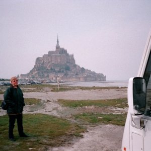 000409 Frankrike, Le mont S:t Michel
