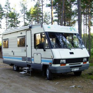 Vår första husbil år 2000