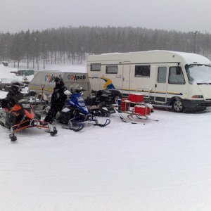 Vintercamping I Storklinten (norrbotten)