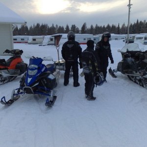 Vintercamping I Storklinten (norrbotten)