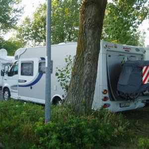 Husbilen I Heiligehafen  Redo För Utlandsresan