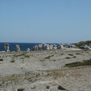 Till Langhamars Raukar Fårö 08