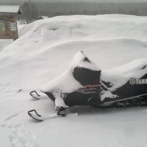 Snö I Ammarnäs