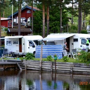 Camping Hemma Hos Syster Elisabeth Och Bengt Midsommar