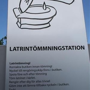 Tömningsplats I Norrköping
